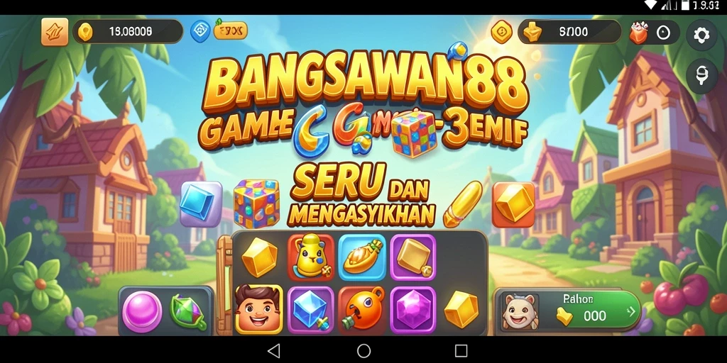 Tampilan menarik dari gameplay seru BANGSAWAN88.