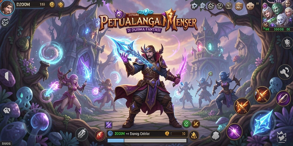 Gameplay D200M yang penuh aksi dan eksplorasi mendebarkan.