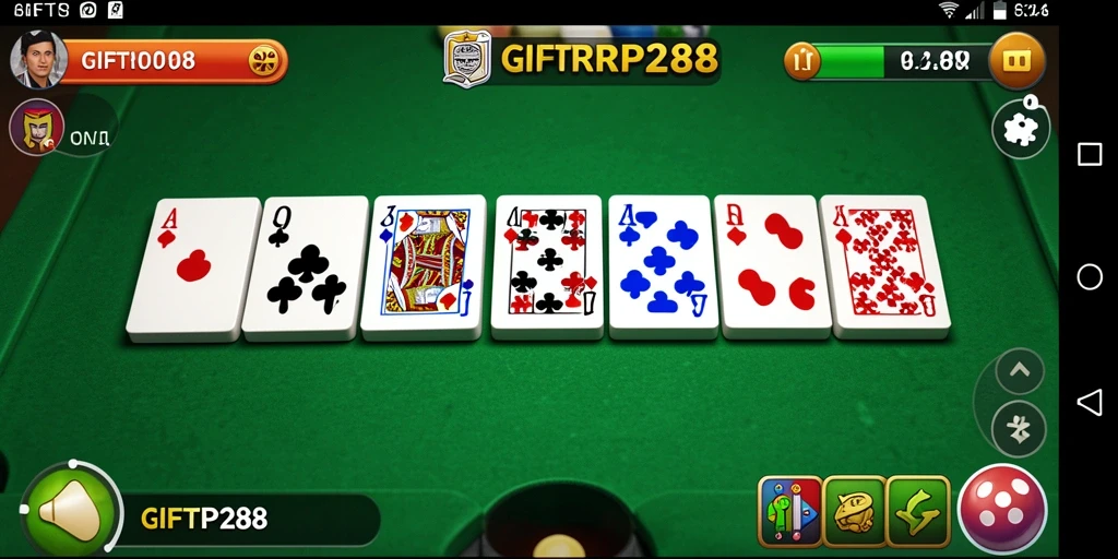 Tampilan gameplay seru dari permainan Domino GIFTRP288.