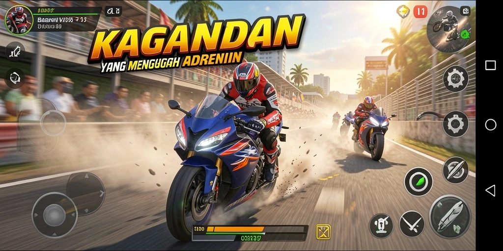 Tampilan gameplay <strong>KAGANDAN</strong> yang seru dan penuh adrenalin.