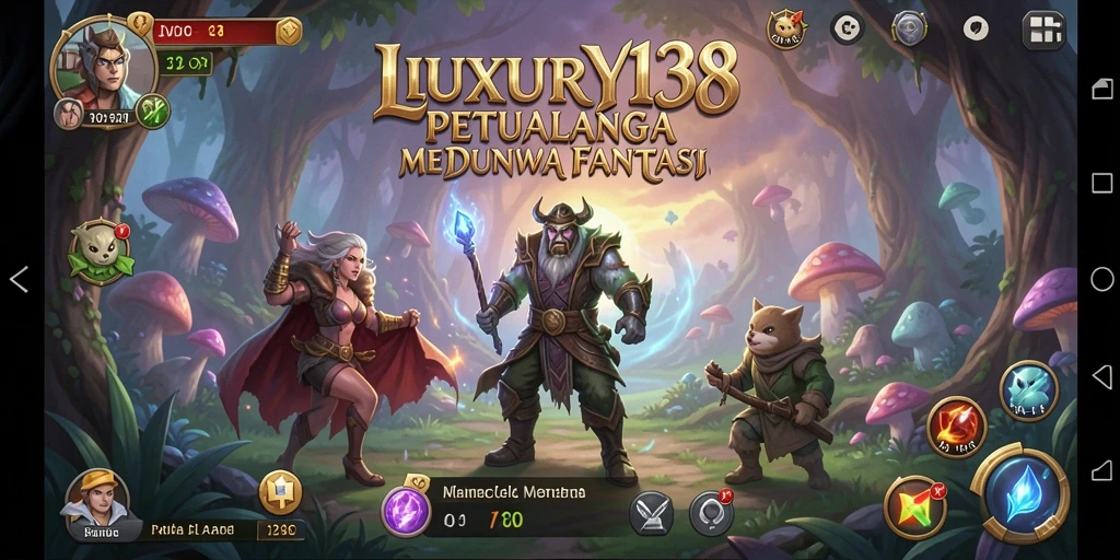 Tampilan gameplay LUXURY138 yang menakjubkan dan penuh petualangan.