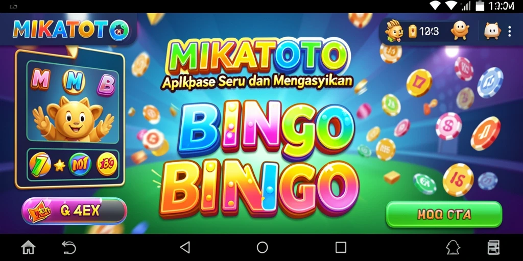 Screenshot MIKATOTO menampilkan suasana seru permainan Bingo.