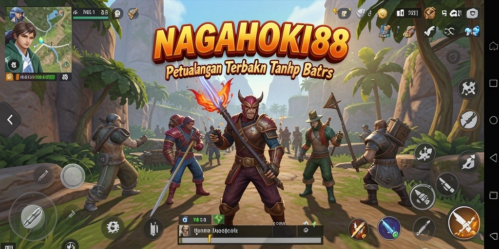 Tangkapan layar gameplay <strong>NAGAHOKI88</strong> memperlihatkan petualangan eksplorasi yang seru.
