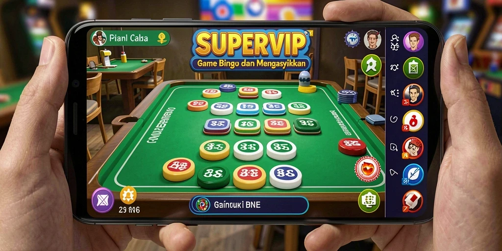Tangkapan layar gameplay SUPERVIP yang menarik dan interaktif.