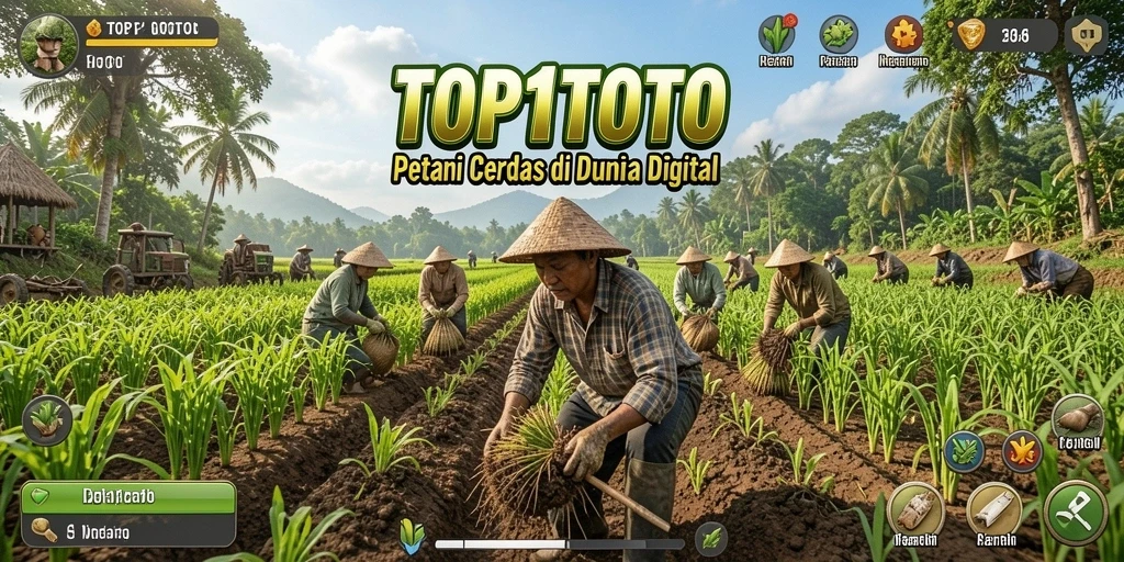 Tampilan gameplay menarik dalam dunia pertanian TOP1TOTO.