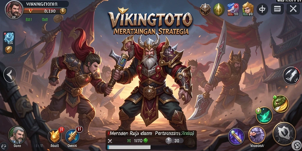 Tampilan gameplay seru dan strategi di VIKINGTOTO.