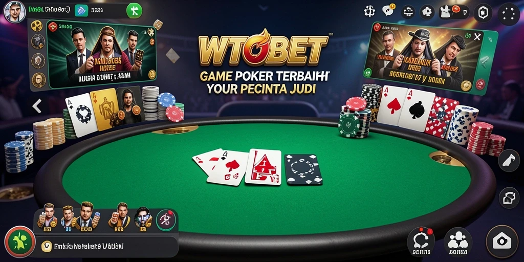 Screenshot gameplay <strong>WTOBET</strong> yang mendebarkan dengan elemen poker yang kuat.